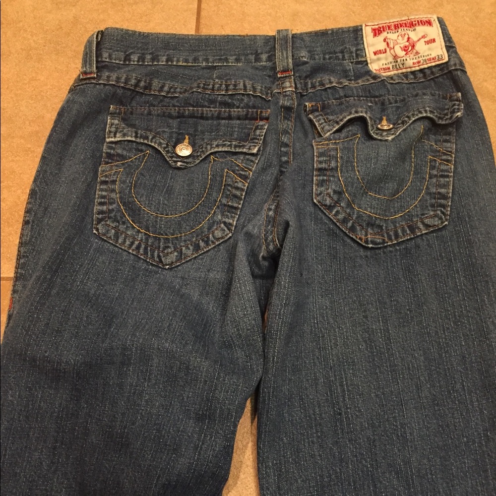 38x33 True Religion Billy Jeans